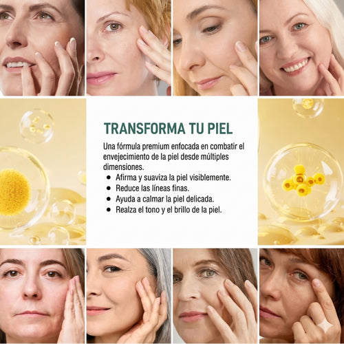 👑 Woodsleep™ Golden Micro-Peptide Serum  ✨ Suero Facial Avanzado con Micropéptidos Dorados para una Piel Más Firme, Radiante y de Apariencia Renovada